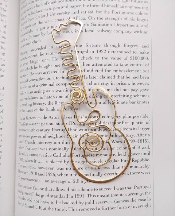 Guitar Gift Guitar Bookmark Guitarist Gift Gift for Etsy