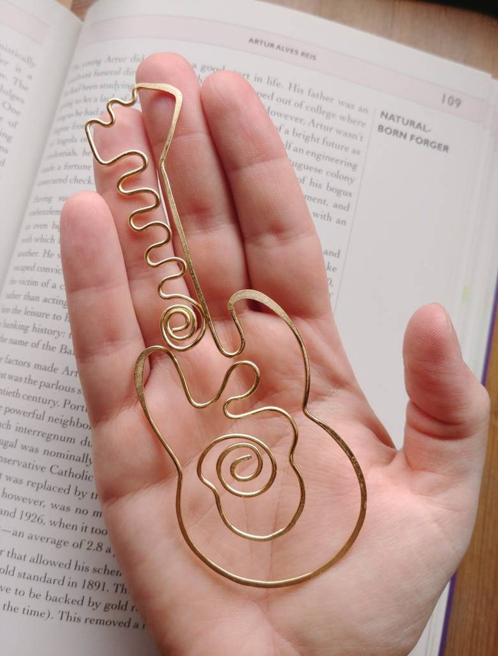 Guitar Gift Guitar Bookmark Guitarist Gift Gift for Etsy