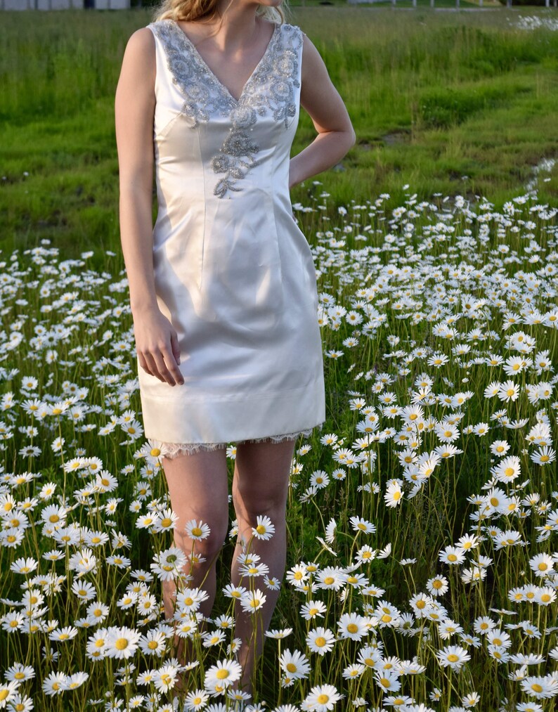 Vintage Silk Dress Etsy Canada