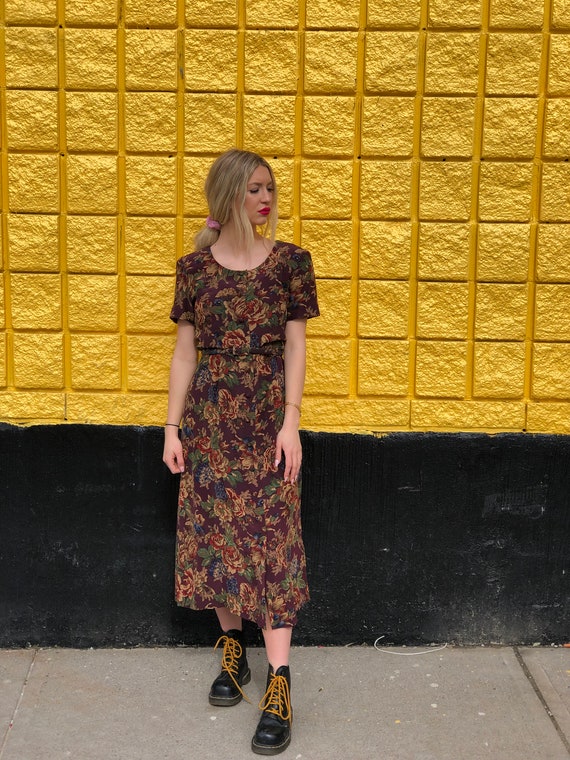 Vintage floral dress