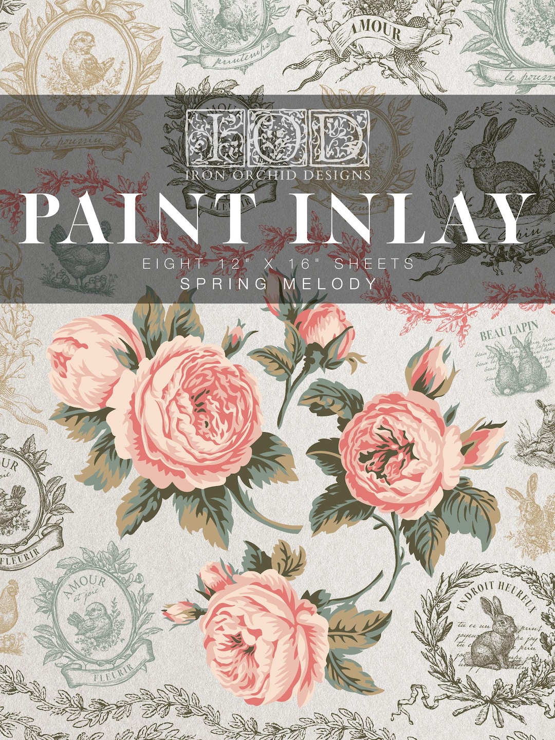 New IOD 2025 Spring Melody Paint Inlay Iron Orchid Designs Furniture ...