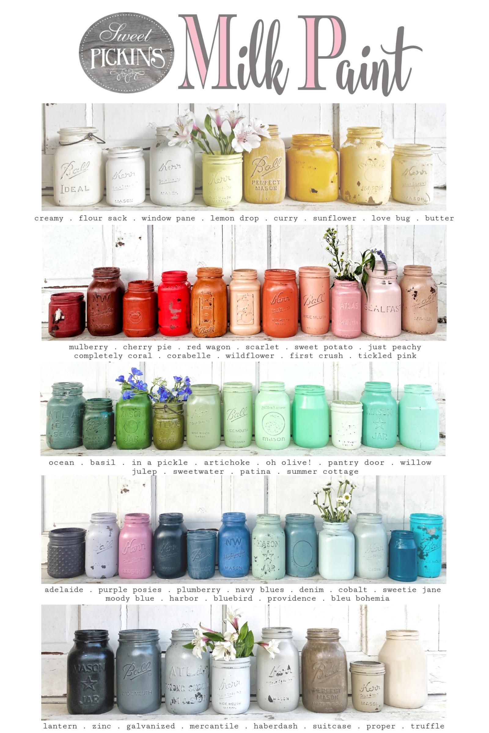 Summer Cottage Sweet Pickins Milk Paint Powder Chippy Paint Farmhouse ...