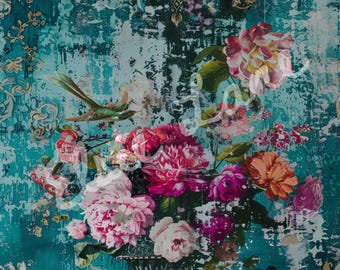 Crackle Magic Elsie Lane DecoPosh Decoupage Tissue Paper 21"X29" Inch Large paper size
