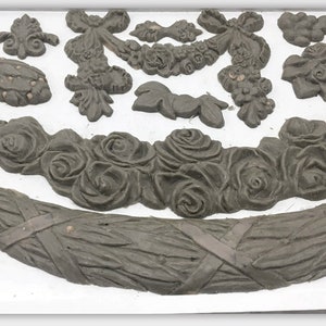 IOD Swags Mould Iron Orchid Designs silicone mould embellishment applique for furniture home décor mix media baking arts and craft and more