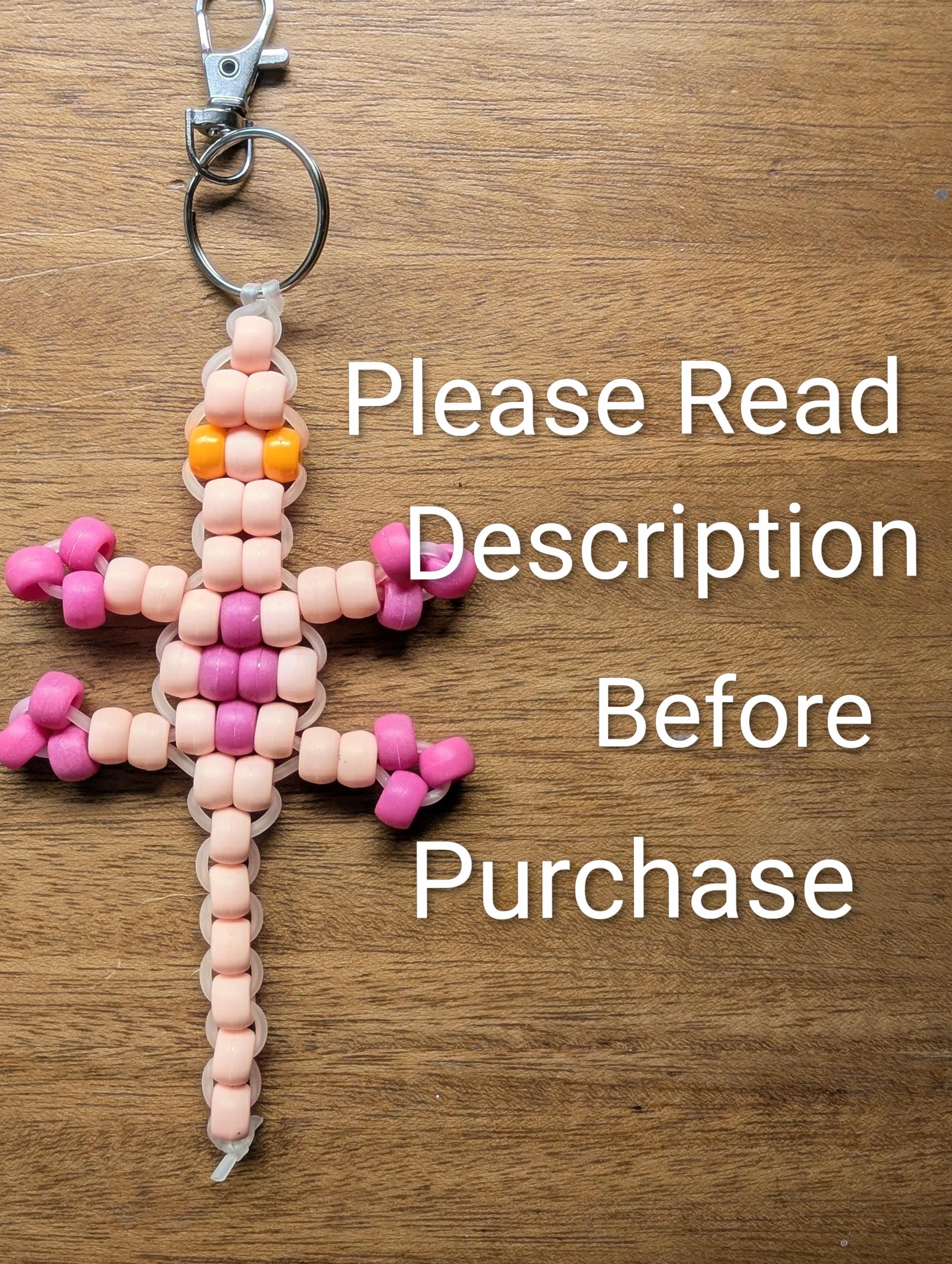 DIY Retro Beaded Lizard Keychain Kit, Make Your Own Keychain or Bag ...