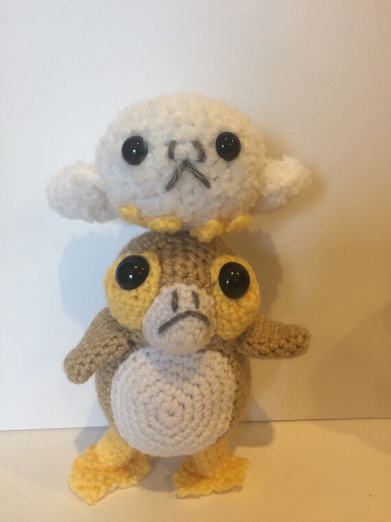 stuffed porg