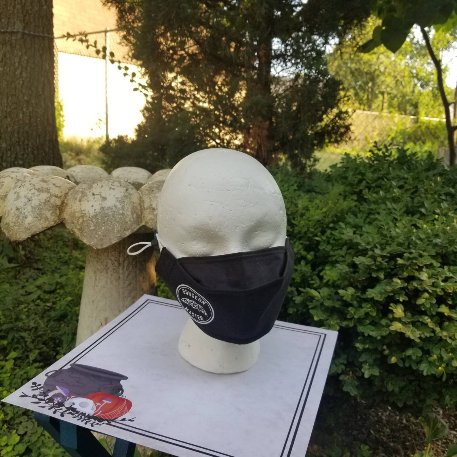 Dungeons and Dragons DUNGEON MASTER 3D Face Mask Soft Elastic Etsy