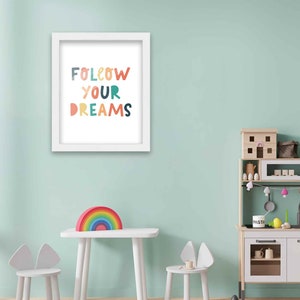 Follow Your Dreams Picture Frame - Etsy