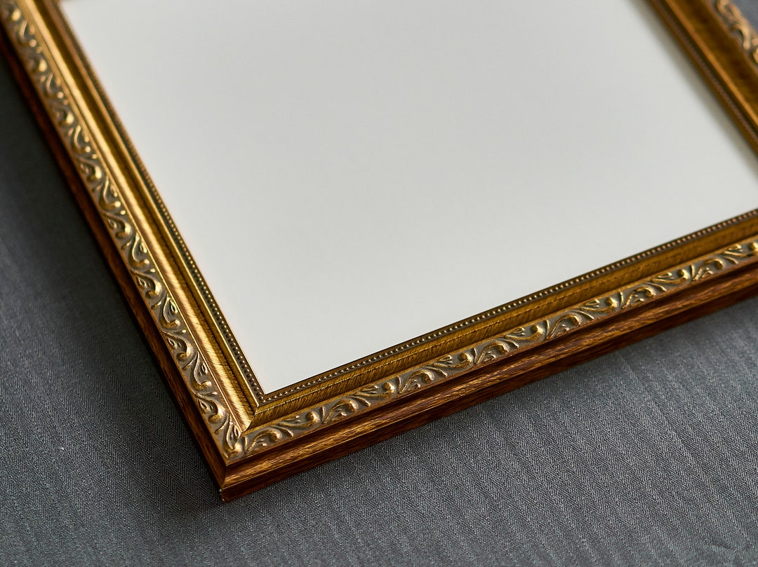 Gold Ornate Antique Picture Frame Moulding wood 16ft Bundle Etsy