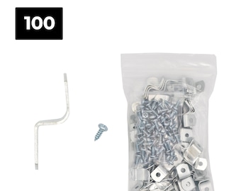 Canvas Offset Clips 1/2 Inch 100/Pkg