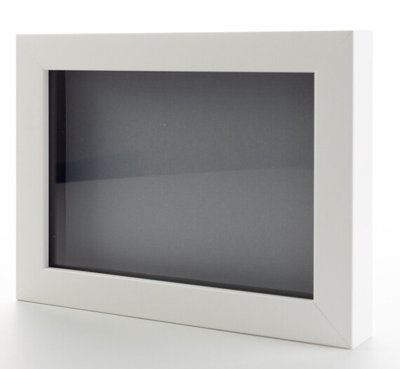 CustomPictureFrames 30x30 Modern Black Wood Picture Frame - with Acrylic Front and Foam Board Backing