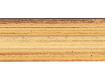 Picture Frame Moulding (Wood) 16ft bundle - Traditional Gold Finish - 0.625" width - 5/16" rabbet depth