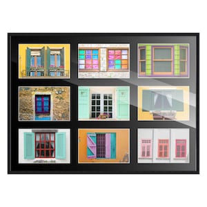 14.5x20.5 Wood Collage Frame For 9 4x6 Pictures | Collage Frame | White Frame | Black Frame | Silver Frame | Gold Frame | Wood Frame