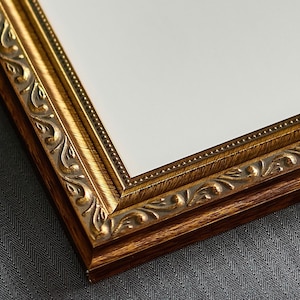 Gold Picture Frame | Traditional Ornate Antique Solid Wood | Made to Order in US | Ask for Custom Sizes and Mats