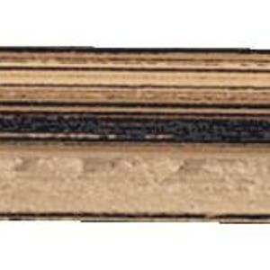 May include: A close-up of a wooden board with a layered pattern of light and dark wood. The board has a smooth, polished surface.