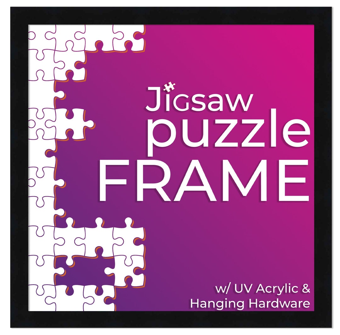 Jigsaw Puzzle Frames Made to Order in NJ Ask for Custom Size Acrylic