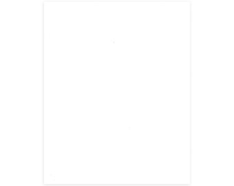 White Uncut Photo Mat Board - Available in multiple sizes | Premium Mat Board | Bevel Cut Mat Board | White Matboard