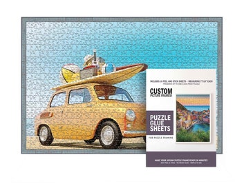 Puzzle Frame with Puzzle Glue Sheets for Puzzles Measuring 20x27 Inches