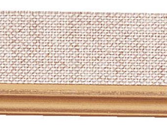 Picture Linen Liner (Wood) 16ft bundle - Linen Liner Wheat/Oatmeal Finish - 1&quot; width - 5/16&quot; rabbet depth