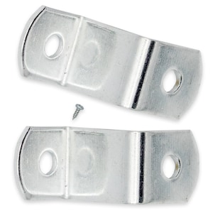 5/8&quot; Depth - Offset Mounting Canvas Z Clips For Picture Framing -- #6 X 3/8&quot; Pan-Head Screws Included -- Pack Of 100