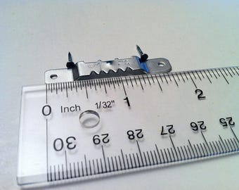 10 Sawtooth Picture Hangers 1 7/8 Inch W/Nails