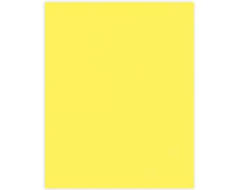 May include: A bright yellow square piece of paper.