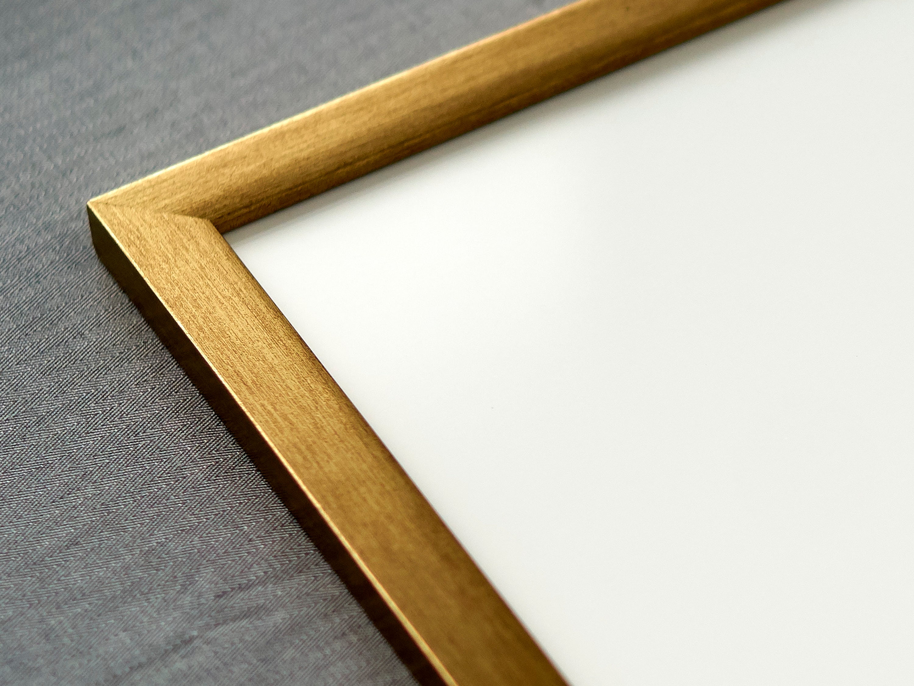 50x20 Frame Gold Real Wood Picture Frame Width 1 Inches | Interior - Edwina