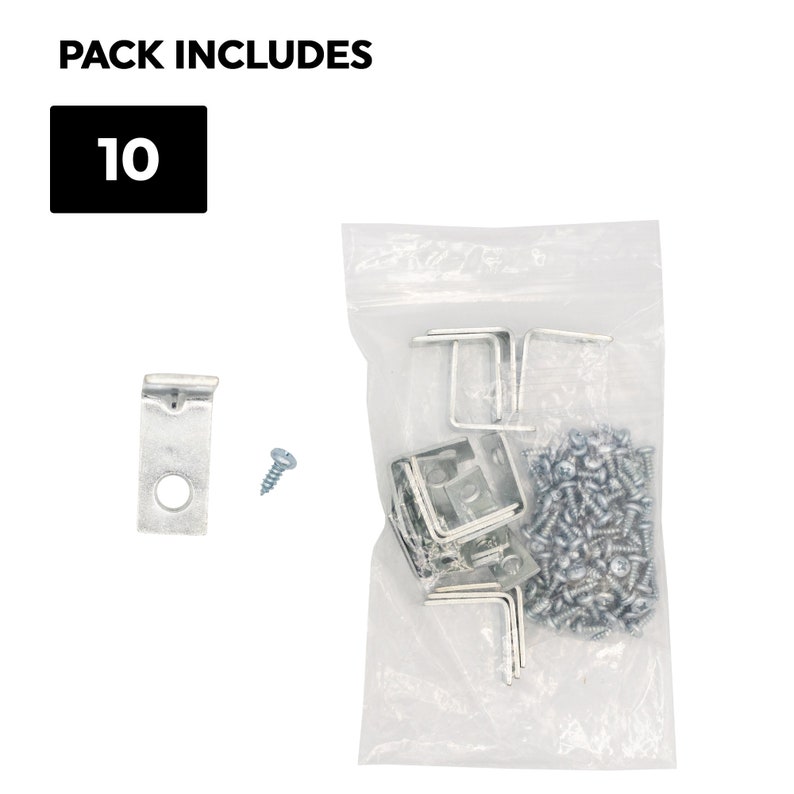 thumbnail image 2 of Fixman Corner Braces Assortment - 25mm To 75mm Zinc Plated Steel Bracket Fixing Set 2 of 4