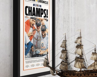 Newspaper Frame Black with White Mat | Acrylic, Hanging Hardware & Foam Backing | Handmade in NJ | Ask for Any Size | Newspaper Not Included