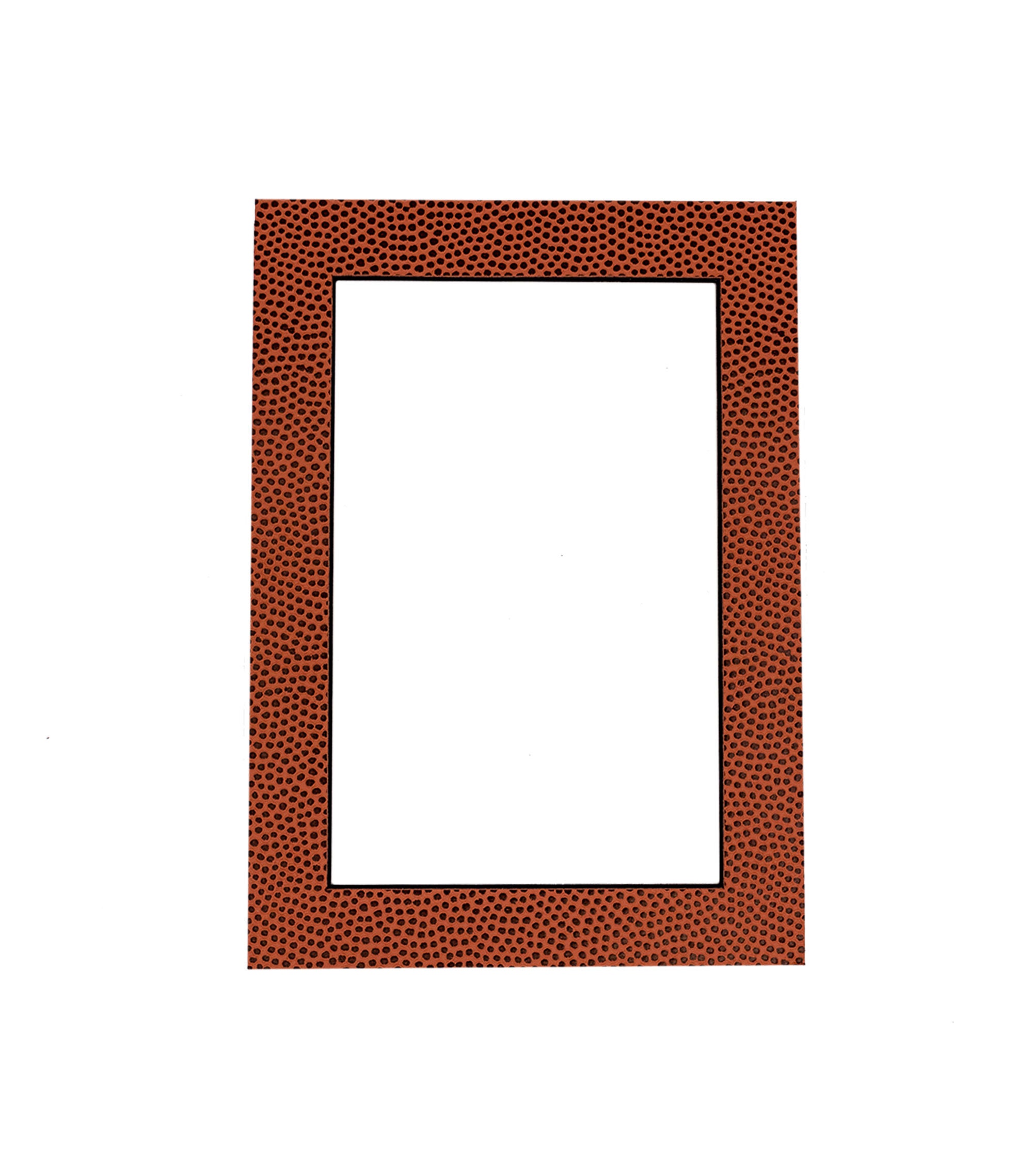 Football Texture Picture Frame Mat Pack of 25 - Black Core - Available ...