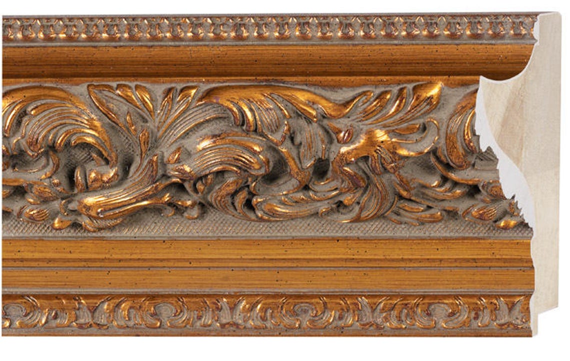 Picture Frame Moulding wood 16ft Bundle Ornate Antique Etsy