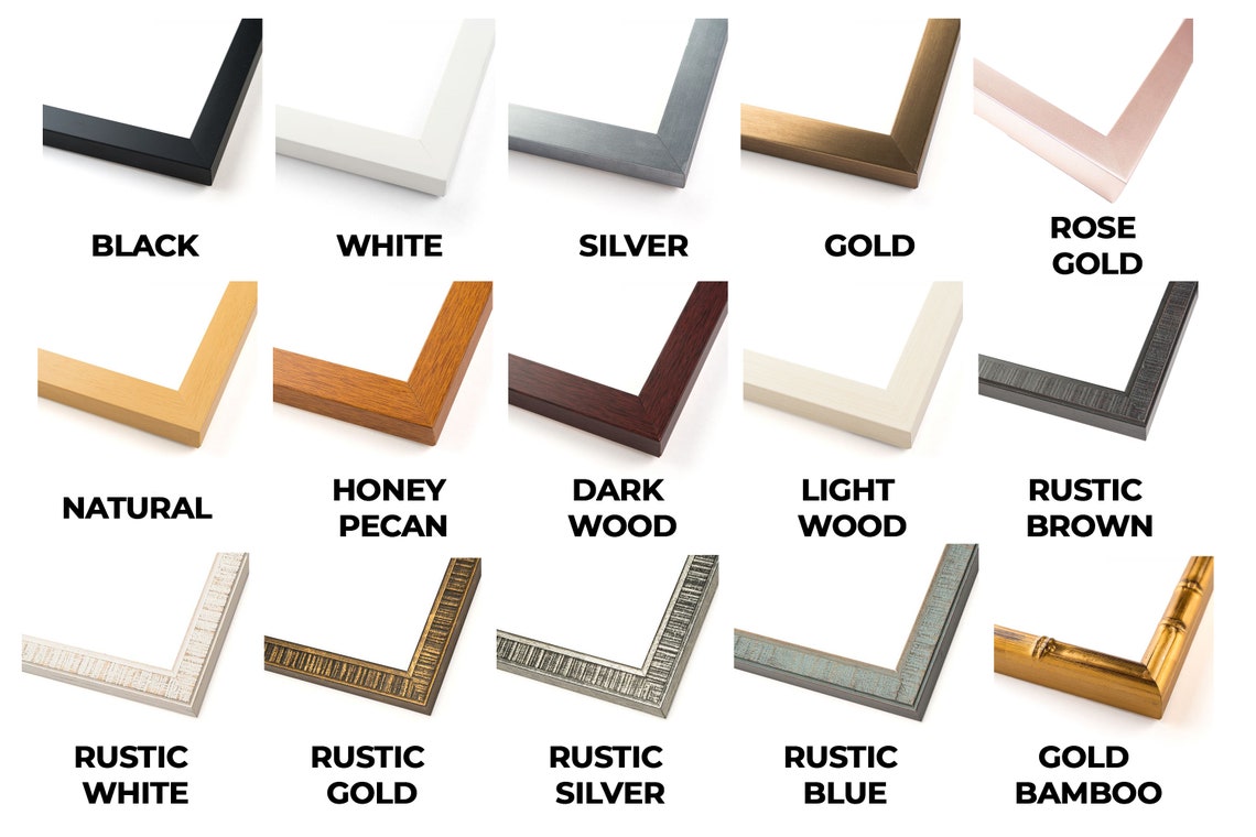 Jigsaw Puzzle Frame Kit With Frame and Puzzle Glue Sheets Etsy