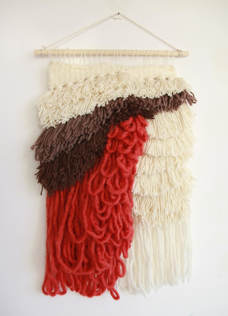 Handwoven boho wall hanging Woven Tapestry Boho wall Etsy