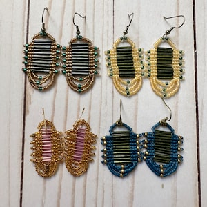 Bugle Bead Earrings