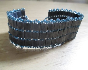 Tila Bead Bracelet with Bead Embellishment
