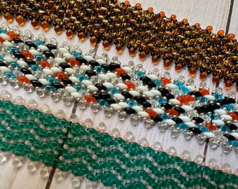 Pulseira SuperDuo Peiote Stitch