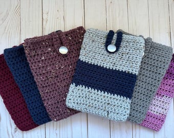 Crocheted E-Reader & Book Sleeve