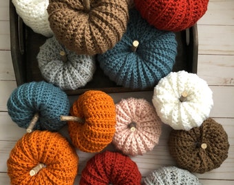 Handcrafted Crocheted Pumpkins