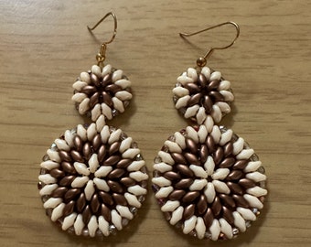 Double Pinwheel Earrings