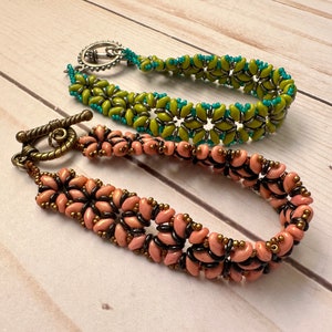 SuperDuo Flower Bracelet