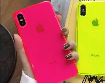 Neon Pink Iphone Xr Case 2025