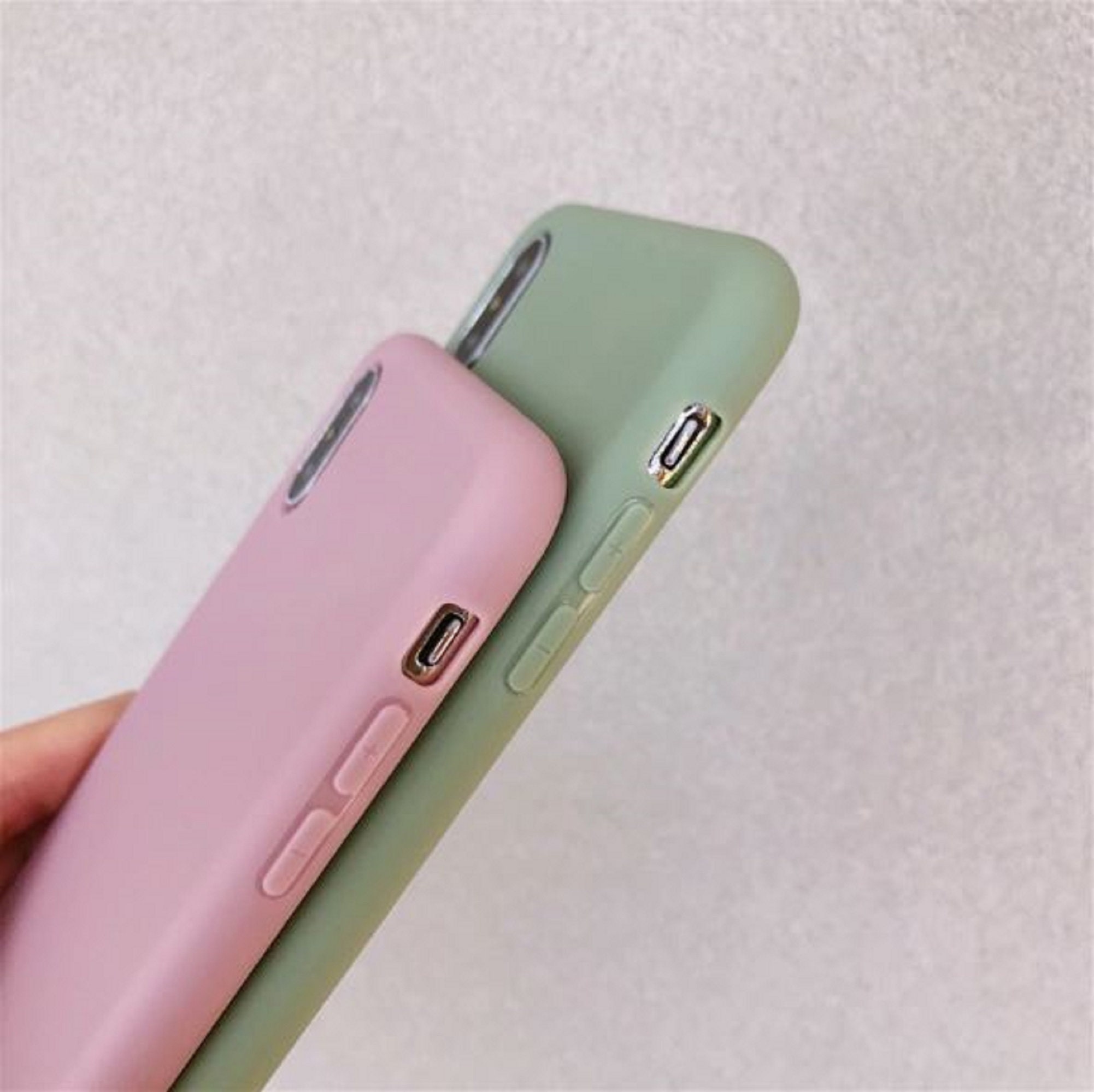 IPhone XS Max Green Matte Solid Case Cover Etsy