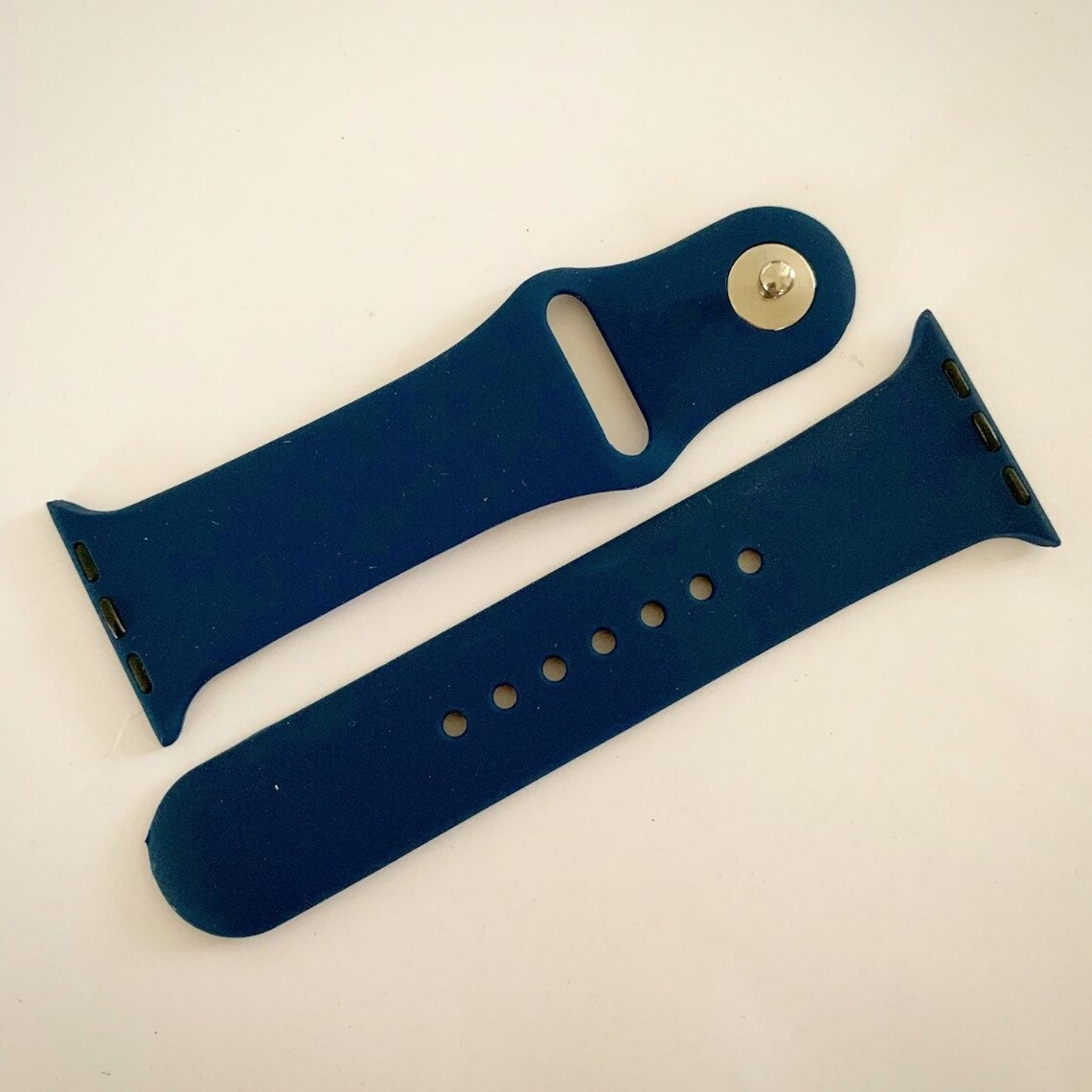 Apple watch blue navy band 38/40 s/m Etsy