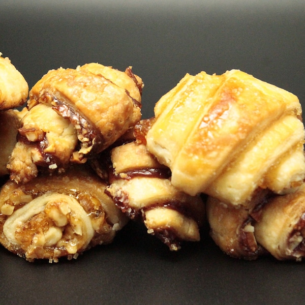 RUGELACH - Jewish Holiday gift. Hanukkah cookies. Polish pastries. Handmade gourmet artisanal