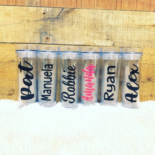 Personalized Skinny Tumbler | Custom Water Bottle | Skinny Tumbler | Bachelorette Party | Personalized Gift | Personalized Tumbler | Wedding