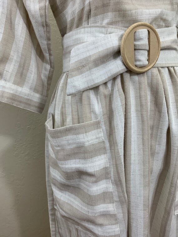 1980s Lanz Stripe Dress / Small - image 7