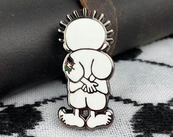 Free Palestine Enamel Pin | "Handala" Lapel Pin | Collectible Palestinian Brooch | Classic Arab Christmas Gift | 10% of Proceeds Donated