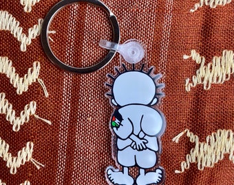 Free Palestine Handala Keychain | Palestinian Acrylic Keychain | Collectible Palestine Pocket Charm | Classic Arab Accessory Birthday Gift