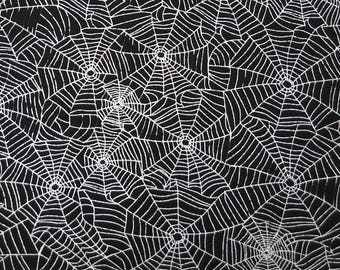 Halloween Metallic Silver Spider Web Pet Bandana