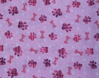 Pink Bones & Paws Pet Bandana Over The Collar